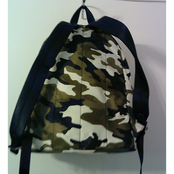 Authentic Michael Kors Backpack army camo laptop school work travel bag style - Picture 7 of 16